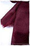 Jacquard Paisley Beaujolais Cashmere Scarf