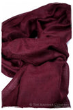 Jacquard Paisley Beaujolais Cashmere Scarf