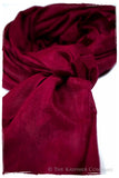 Jacquard Paisley Pompeian Cashmere Scarf