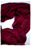 Jacquard Paisley Pompeian Cashmere Scarf