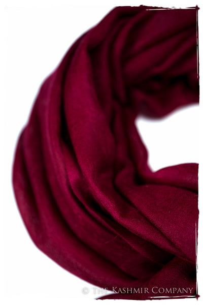 Jacquard Paisley Pompeian Cashmere Scarf