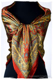 Richilde of Provence Cashmere Square Silk Scarf