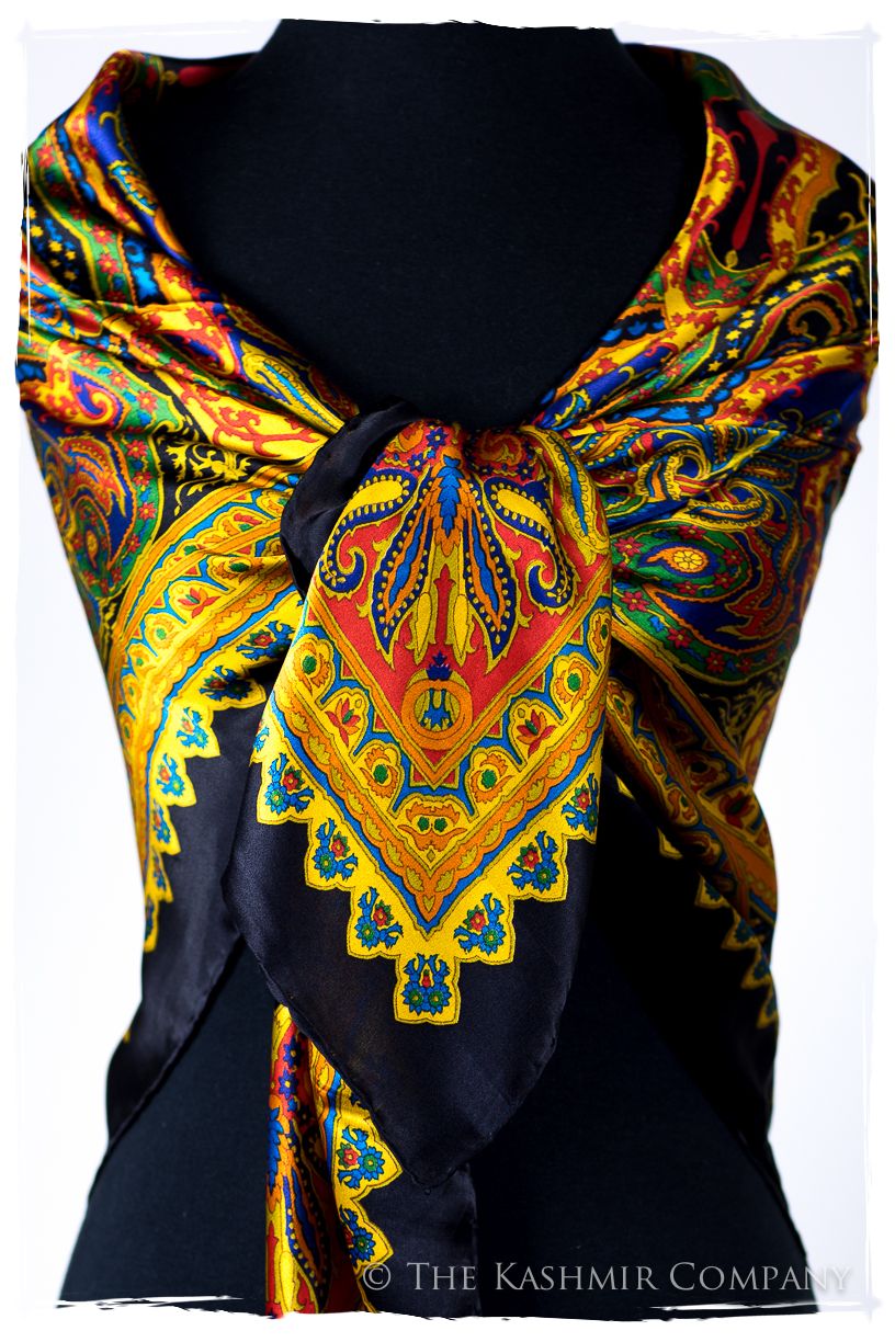 Ermentrude of Orléans Cashmere Square Silk Scarf