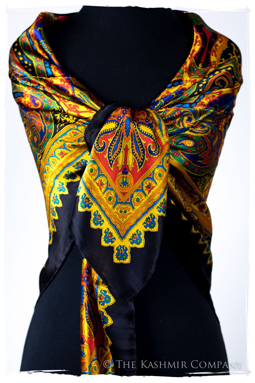 Ermentrude of Orléans Cashmere Square Silk Scarf
