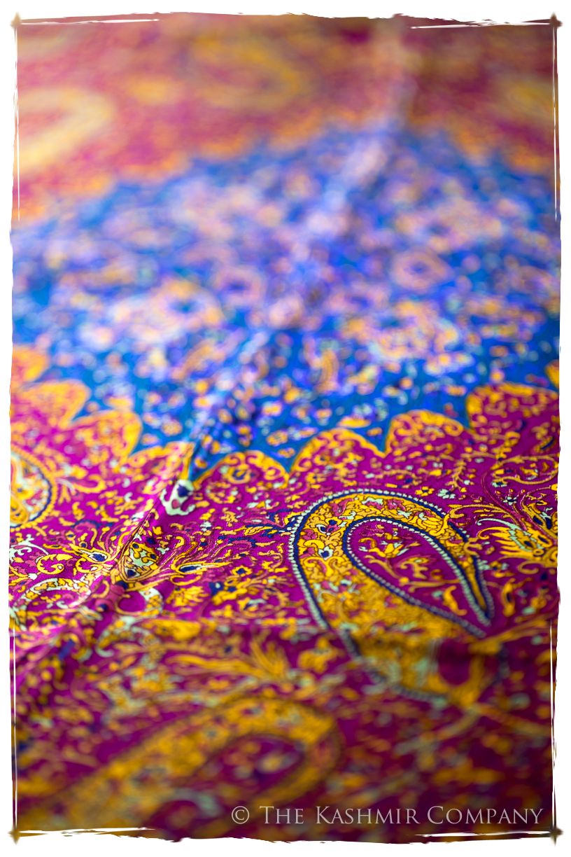 Gerbérga of Saxony Cashmere Square Silk Scarf
