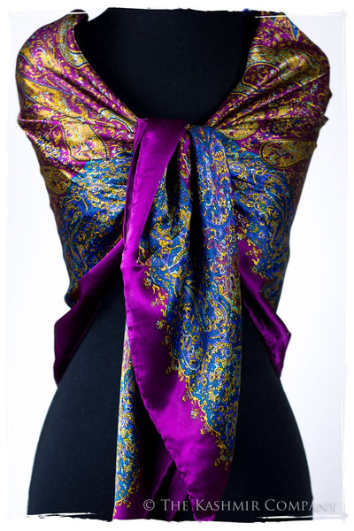 Gerbérga of Saxony Cashmere Square Silk Scarf