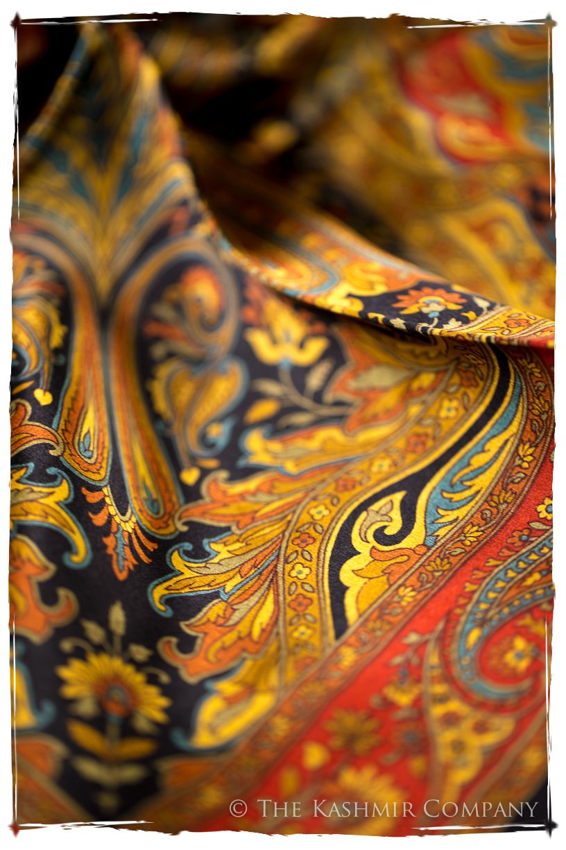 Isabélla of Aragon Cashmere Square Silk Scarf