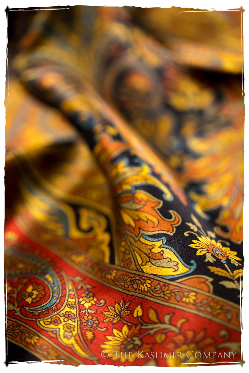 Isabélla of Aragon Cashmere Square Silk Scarf