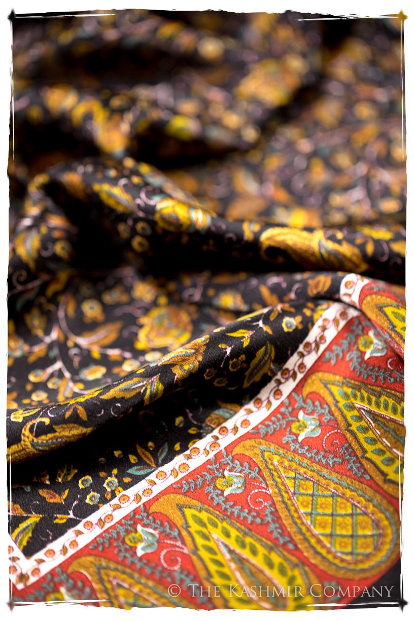 Isabélla of Hainault Cashmere Square Silk Scarf