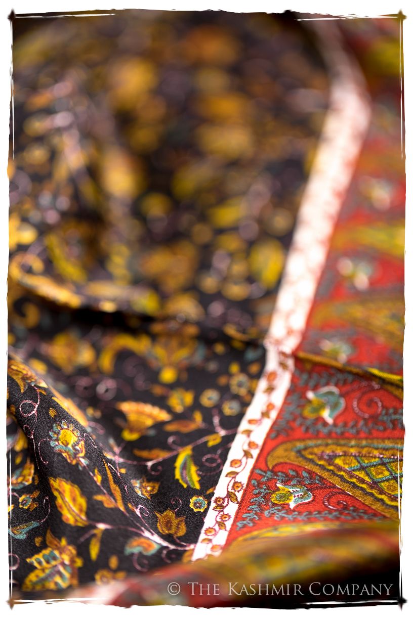 Isabélla of Hainault Cashmere Square Silk Scarf