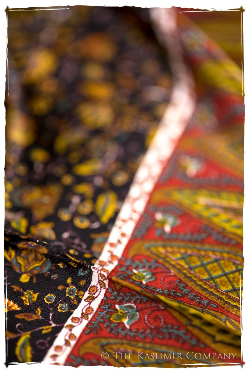 Isabélla of Hainault Cashmere Square Silk Scarf