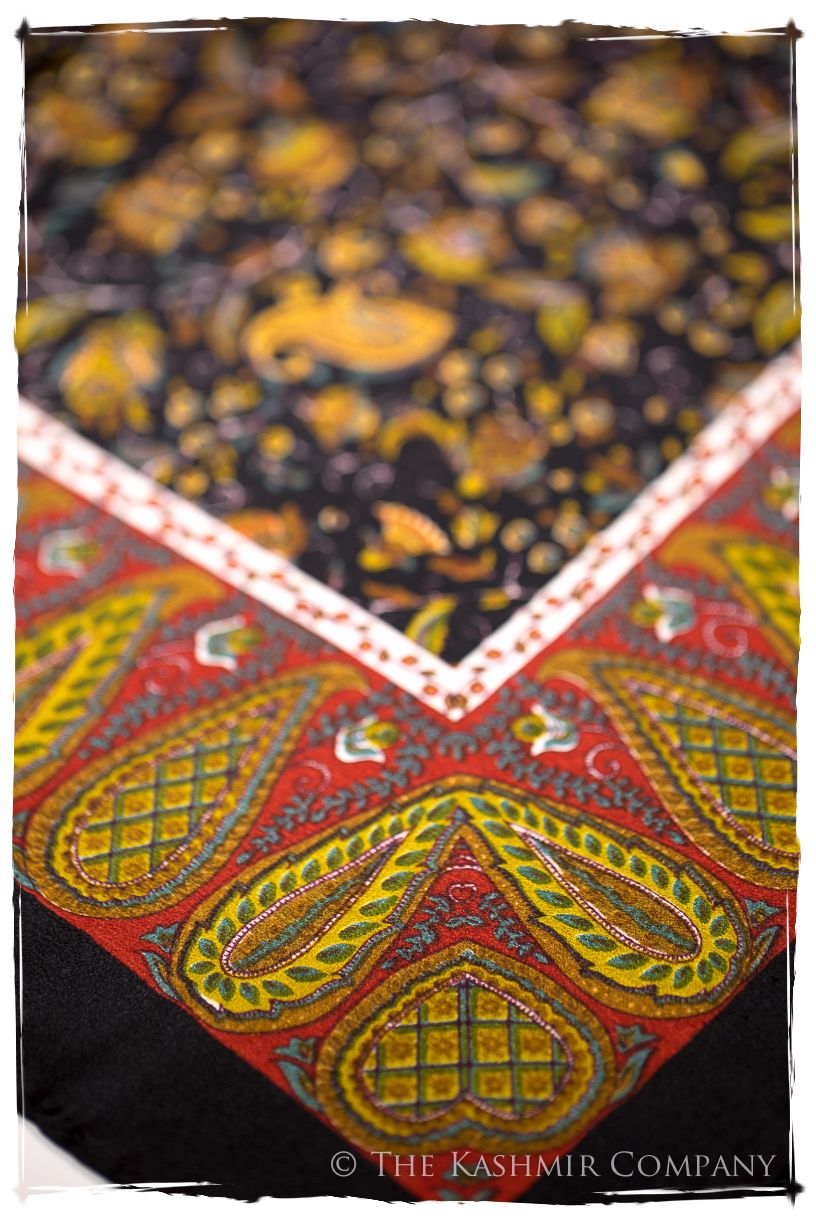 Isabélla of Hainault Cashmere Square Silk Scarf