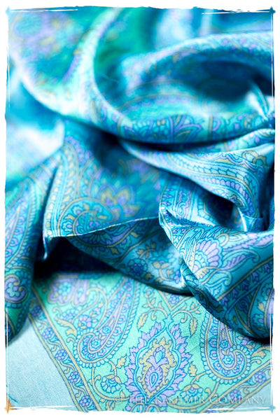 Eleanor of Aquitaine Cashmere Square Silk Scarf