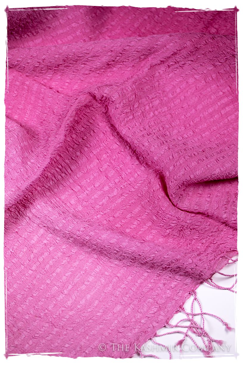 Orchid Crush Organic Silk Scarf