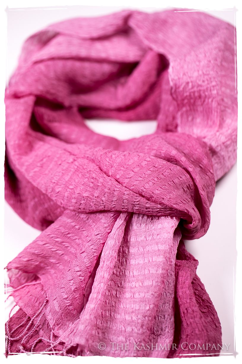 Orchid Crush Organic Silk Scarf
