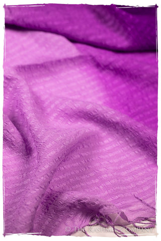 Iris Orchid Crush Organic Silk Scarf