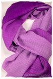 Iris Orchid Crush Organic Silk Scarf