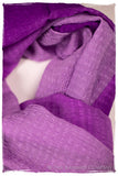 Iris Orchid Crush Organic Silk Scarf