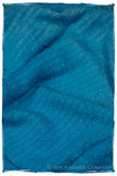 Blue Danube Crush Organic Silk Scarf