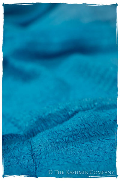 Blue Danube Crush Organic Silk Scarf