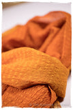 Persimmon Crush Organic Silk Scarf