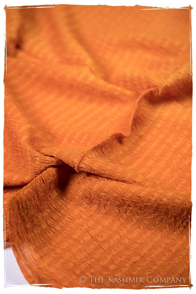 Persimmon Crush Organic Silk Scarf