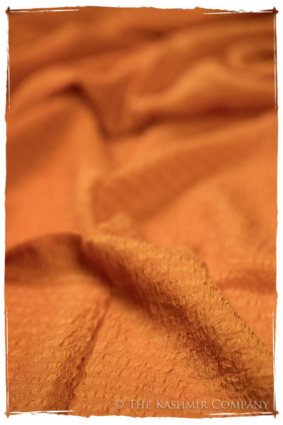 Persimmon Crush Organic Silk Scarf