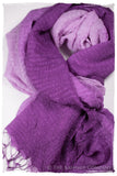 Radiant Orchid Crush Organic Silk Scarf