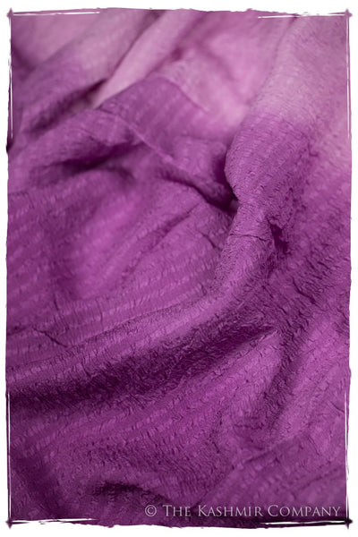 Radiant Orchid Crush Organic Silk Scarf