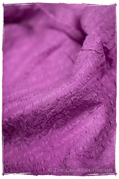 Radiant Orchid Crush Organic Silk Scarf