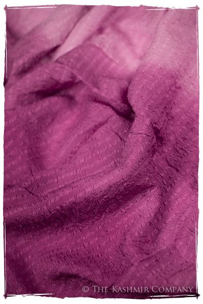 Raspberry Rose Crush Organic Silk Scarf