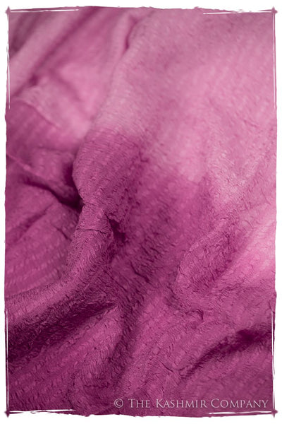 Raspberry Rose Crush Organic Silk Scarf