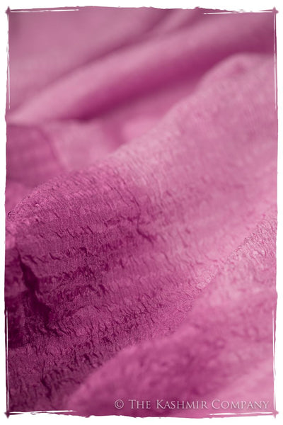 Raspberry Rose Crush Organic Silk Scarf