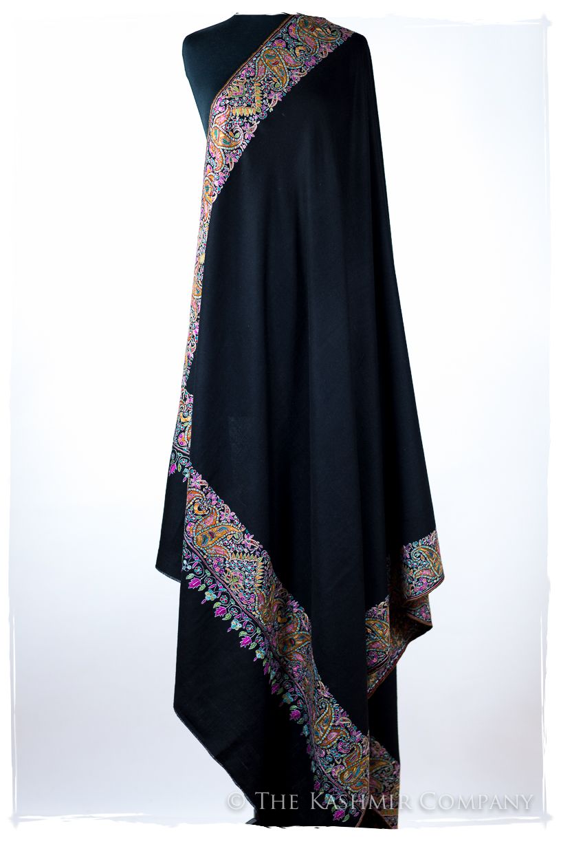 Orient de nuit de l'Française - Grand Pashmina Wide Shawl
