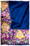 Sápphire du Cachemiré - Grand Pashmina Shawl