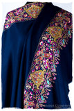 Sápphire du Cachemiré - Grand Pashmina Shawl
