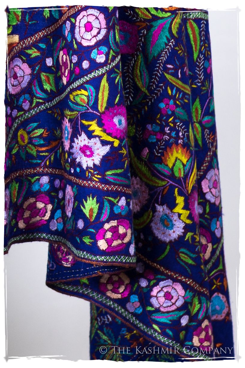 Fleur Tropicale Capri - Grand Pashmina Shawl