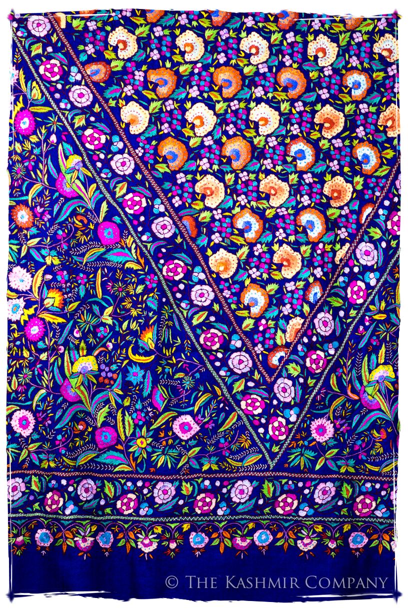 Fleur Tropicale Capri - Grand Pashmina Shawl