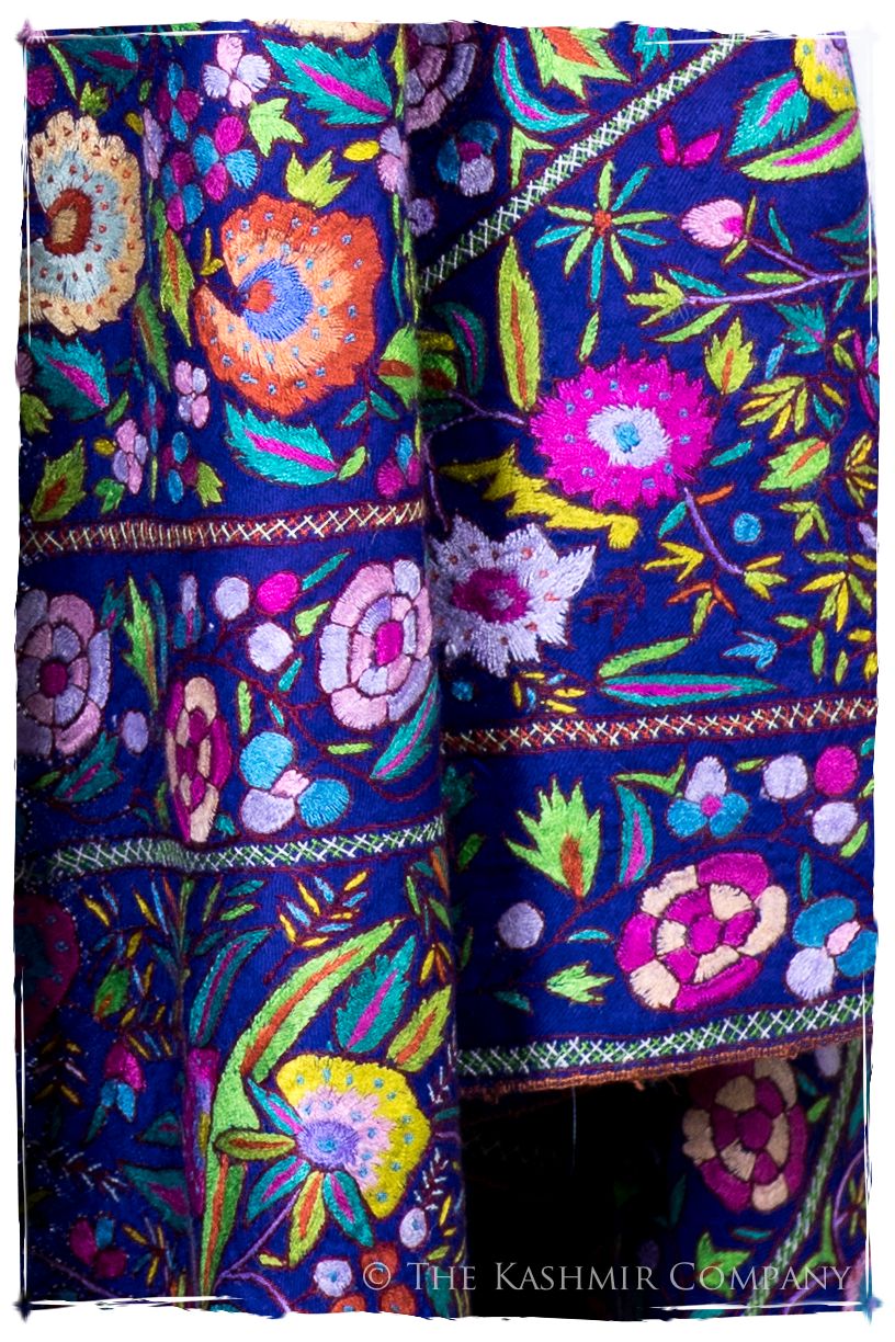 Fleur Tropicale Capri - Grand Pashmina Shawl