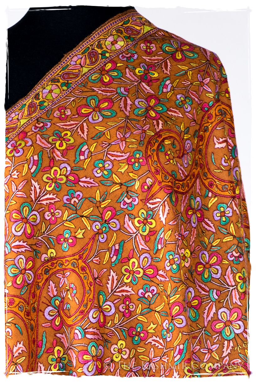 Sunset at Taj - Grand Pashmina Shawl