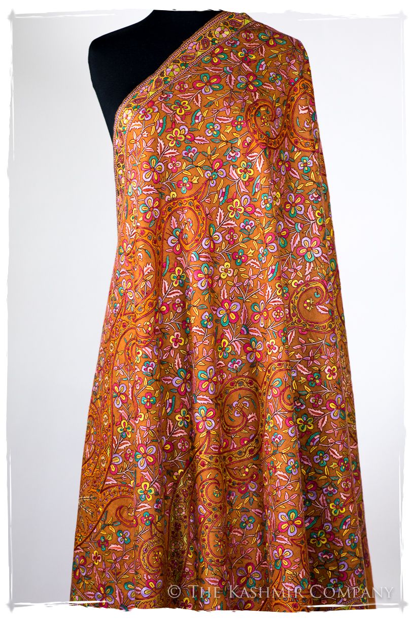 Sunset at Taj - Grand Pashmina Shawl