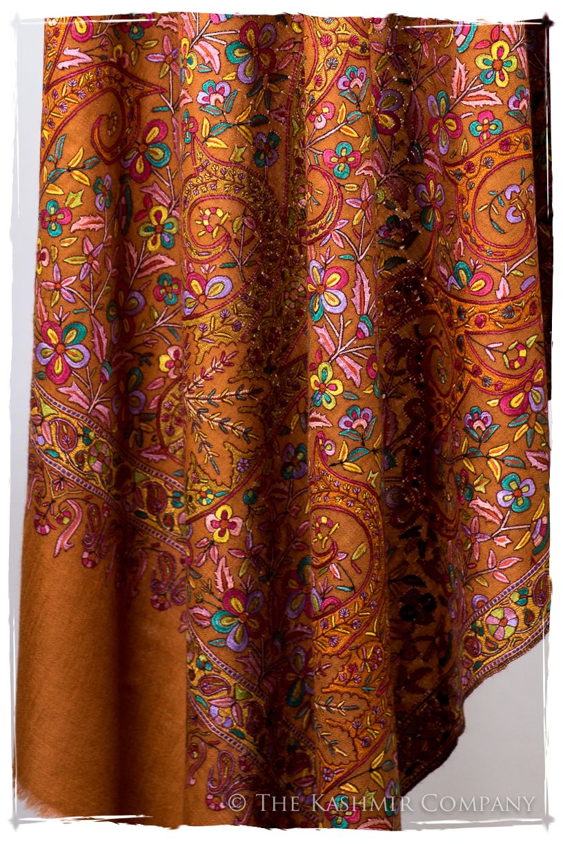 Sunset at Taj - Grand Pashmina Shawl