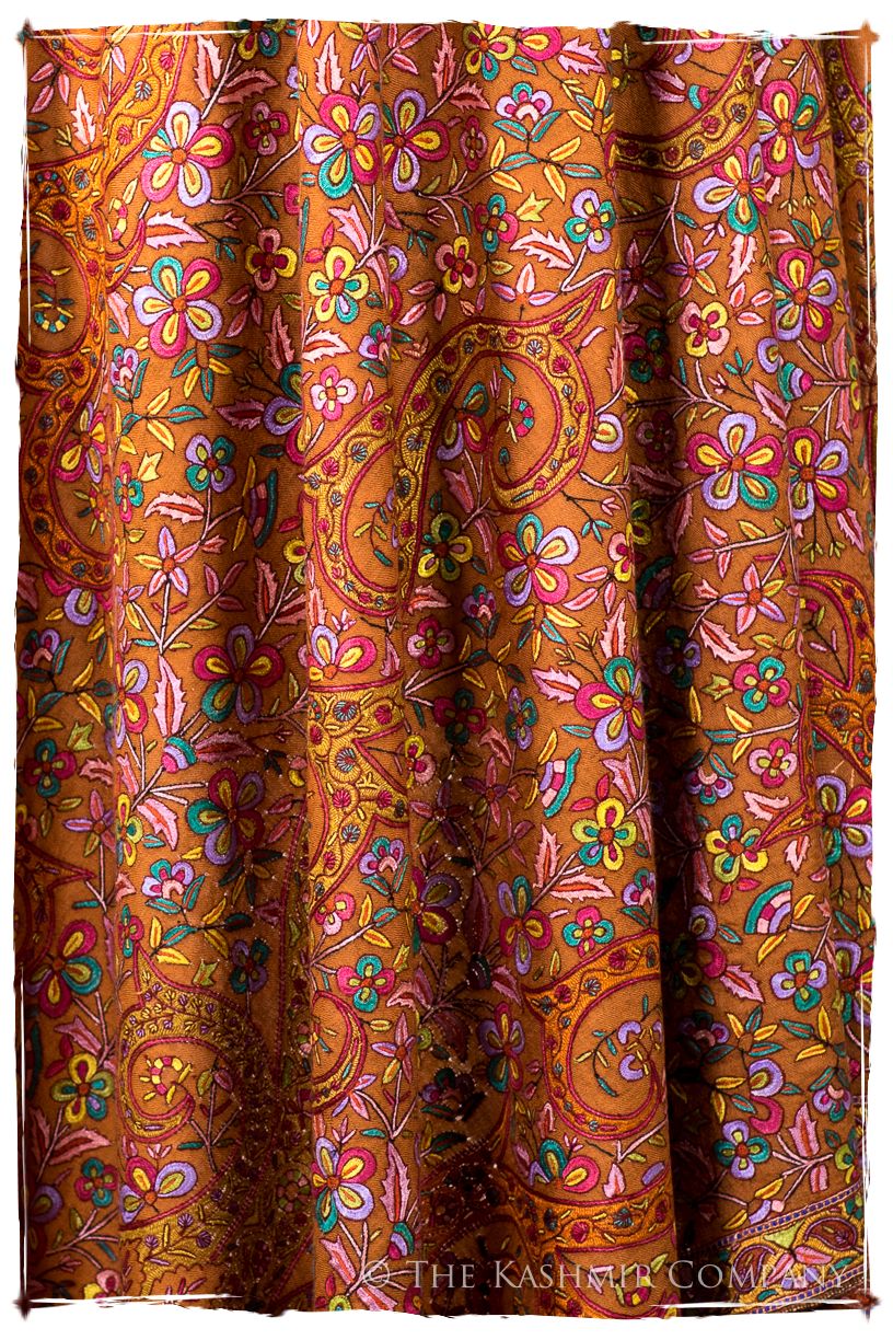 Sunset at Taj - Grand Pashmina Shawl