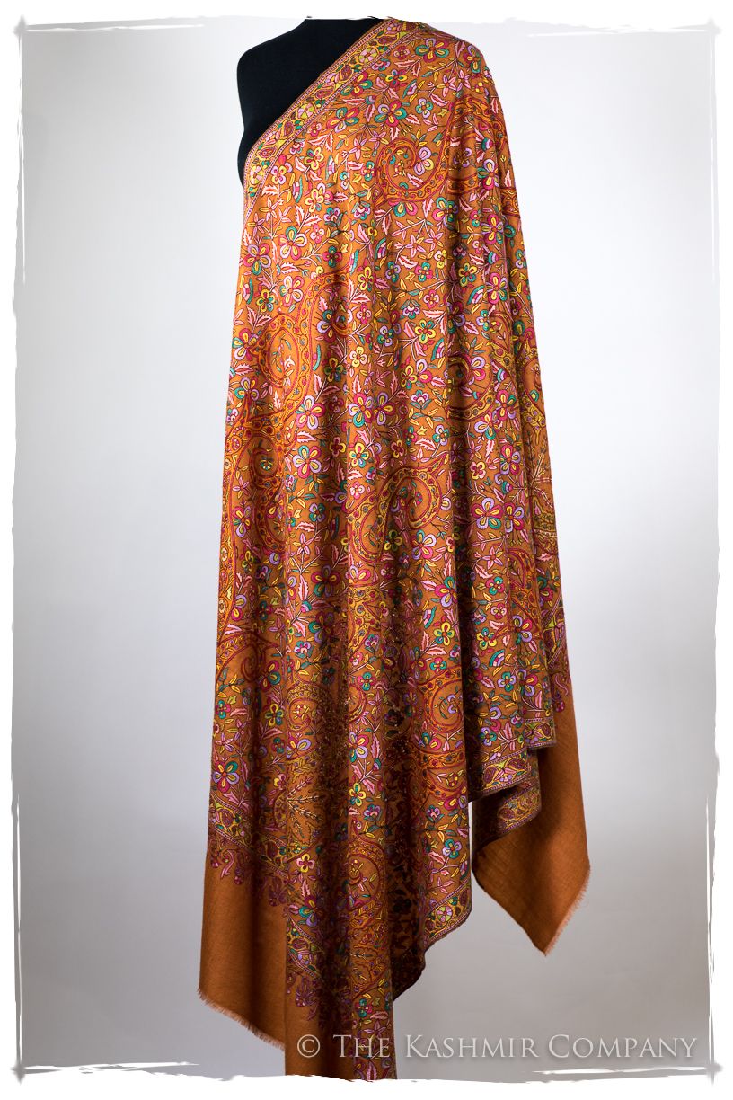 Sunset at Taj - Grand Pashmina Shawl