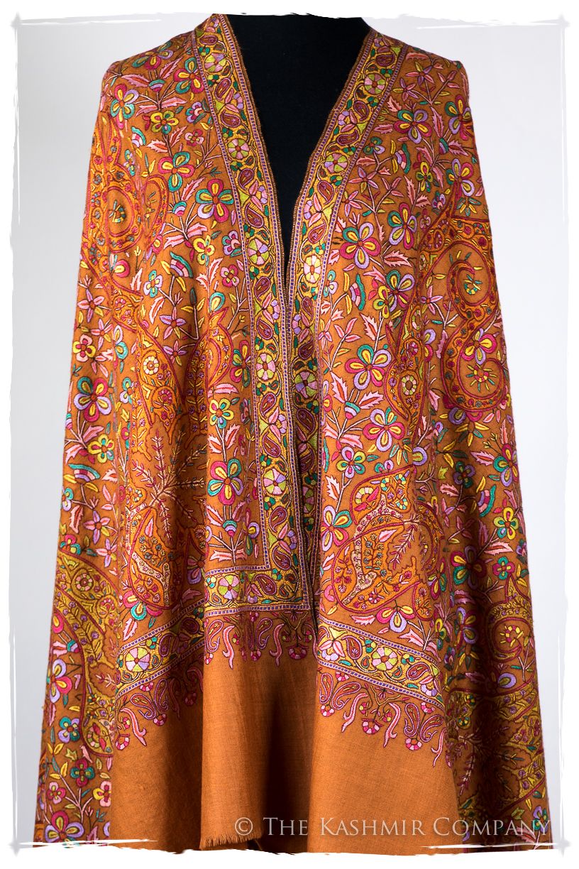 Sunset at Taj - Grand Pashmina Shawl