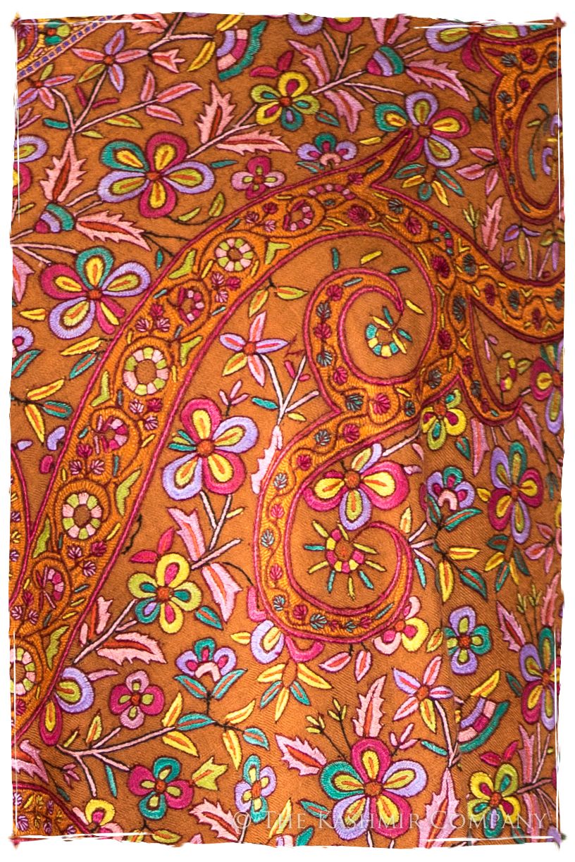 Sunset at Taj - Grand Pashmina Shawl