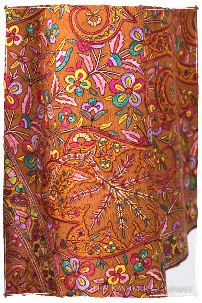 Sunset at Taj - Grand Pashmina Shawl