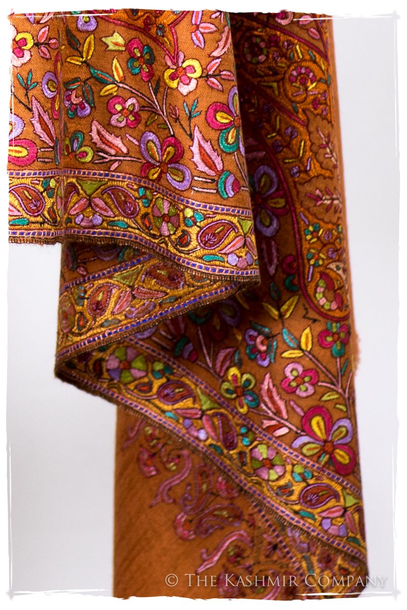 Sunset at Taj - Grand Pashmina Shawl