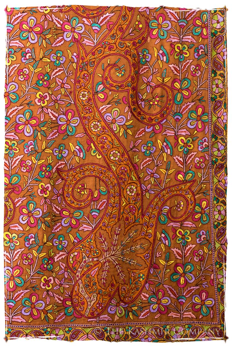 Sunset at Taj - Grand Pashmina Shawl