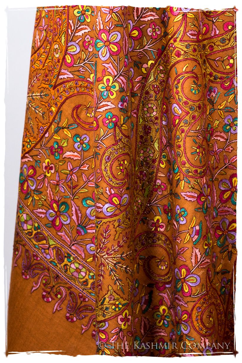 Sunset at Taj - Grand Pashmina Shawl